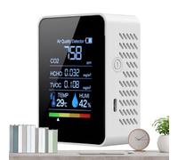 Misuratore Di Qualità 'Aria,Rilevatore Anidride Carbonica | Monitor Portatile Con Display Chiaro Per Rilevazione Di Sicurezza In Camera Da Letto E Tendone Di Coltivazione