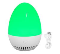 Misuratore di qualità dell'aria Rilevatore di CO2 Temperatura Umidità WiFi Display a 3 colori Portatile a forma di uovo per l'home office