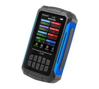 Misuratore di Radiazioni del Campo Elettromagnetico, Rilevatore di Radiazioni del Campo Elettromagnetico Portatile 5 in 1 per RF, EF, MF, Temperatura, umidità, Dosimetro di (BLACK)