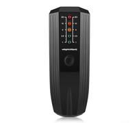Misuratore di radiazioni Misuratore EMF Dosimetro per campi elettromagnetici con display a 5 LED Gamma di frequenza 50/60Hz per il monitoraggio di campi magnetici in casa e ufficio (nero)