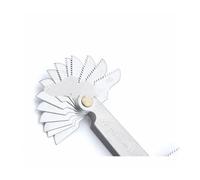 Misuratore di raggio in acciaio inossidabile Modello di raggio R calibro R1-6.5 7.5-15 15.5-25 26-80 piastra di misura del raggio calibro di raccordo Esterno Interno(R26-80)