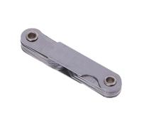 Misuratore di raggio in acciaio inossidabile Modello di raggio R-Gauge R1-6.5 R7-14.5 R15-25 Piastra di misura del raggio Calibro di raccordo(R1-6.5)