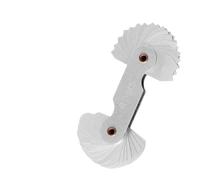 Misuratore di raggio in acciaio inossidabile R1-6.5 7-14.5 15-25 26-80 piastra di misura del raggio calibro di raccordo Esterno Interno Concavo Convesso Strumenti di misura(R15-25)
