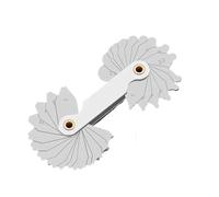 Misuratore di raggio in acciaio inossidabile R1-6.5 7-14.5 15-25 26-80 piastra di misura del raggio calibro di raccordo Esterno Interno Concavo Convesso Strumento di misura(R1-6.5)