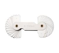 Misuratore di raggio in acciaio inossidabile Set di misuratori di raggio, 4 pezzi in acciaio inossidabile for la misurazione del raggio del raccordo (R0,3-1,5/ R1-6,5/ R7-14,5/ R15-25)