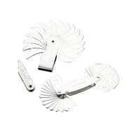 Misuratore di raggio in acciaio inossidabile Strumento di misura for calibro di raggio 0,3-7 mm Calibro R R7,5-15 mm/R15,5-25 mm/R25-50 mm Strumento di misura del raggio Righello(R52-100mm)