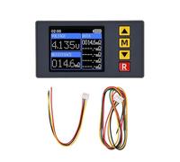 Misuratore di resistenza, TS457 Voltage Internal Resistance Tester AC 4-Wire Kelvin Method Voltage Meter Internal Resistance Test Device 18650 Dry Battery, Tester della resistenza di isolamento(Szary