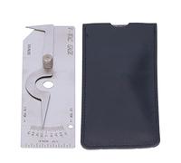 Misuratore di saldatura singolo, misuratore di sottosquadro in acciaio inossidabile tipo V-WAC, misuratore di profondità di saldatura d'angolo singolo, strumento di misurazione della (Inch System)