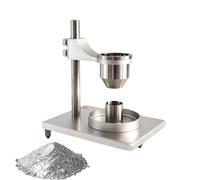 Misuratore di scorrevolezza delle polveri, misuratore di portata per polveri metalliche con altezza regolabile della staffa, include imbuto in ottone da 2,5 mm e 5 mm(Stainlesssteel,2.5mm)