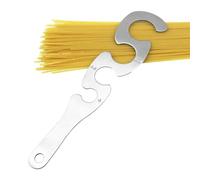 Misuratore Di Spaghetti A Forma Di S - Divisore Pasta, Aggiustatore Di Porzioni Di Pasta | Strumento per Servire Spaghetti A 4 Fori Misura Porzioni Di Spaghetti In Acciaio