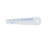 Misuratore di spessore, Calibro Di Spessore, Strumento Misurazione Del Riempimento Dello Spazio In Plastica,per Auto(0.05-1.5mm (19 pieces))