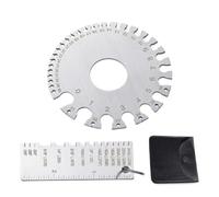 Misuratore di spessore del filo, misuratore di spessore della lamiera, diametro di precisione, esecuzione a due lati, per artigianato, hobby, fai da te