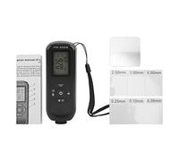 Misuratore di spessore del rivestimento di vernice Strumento portatile di misurazione della profondità digitale ad alta precisione per la produzione industriale automobilistica (Nero)