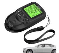 Misuratore di spessore della vernice,Misuratore di vernice per auto - Strumento di misurazione della profondità del rivestimento,Misuratore di spessore della vernice per auto con display digitale