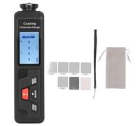 Misuratore di spessore della vernice PolyGen 0-59,1mil con display LCD retroilluminato, rilevamento automatico del materiale per substrati ferrosi e non ferrosi, tester dello