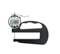 Misuratore di spessore digitale, 0,01 mm 0-10/25 mm, misurazione dello spessore della pellicola Misuratore di spessore digitale 0,01 mm(0-25mm flat head)