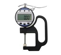 Misuratore di spessore digitale, 0,01 mm 10 mm, misuratore di spessore di pellicola di carta con testa di misurazione in ceramica(0-25.4mm flat head)