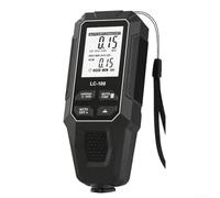 Misuratore di spessore digitale con rilevamento automatico, campo di misurazione 0-2000 µm, doppia modalità per induzione magnetica e corrente vertebrale, display LCD (nero)