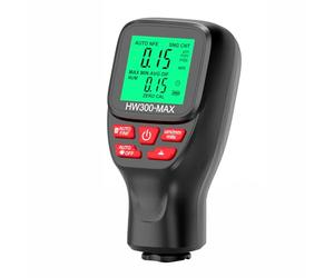 Misuratore di Spessore Digitale Testatore Rivestimento Vernice per Auto a Alta Precisione con LCD Tre Modalità Scambio tra Unità Calibrazione Zero e Funzione Visualizzazione Statistica
