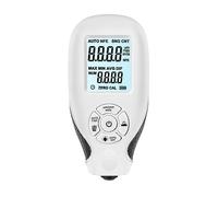 Misuratore di spessore, Display LCD del tester del tester del film della vernice'automobile dello spessimetro del rivestimento for gli strumenti di misurazione delle automobili 0-2000um(White)