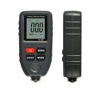 Misuratore di spessore for automobili, misuratore di spessore della vernice for auto, misuratore di spessore del rivestimento, manuale russo, ultra preciso 0,1 micron/0-1300 Fe&NF,Calibrazione(Grey)