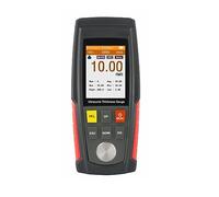 Misuratore di spessore, Misuratore di spessore ad ultrasuoni portatile 1.00～225.0mm Misuratore di spessore del vetro in plastica digitale LCD a colori