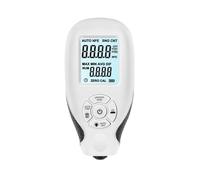 Misuratore di spessore, Misuratore Di Spessore Della Vernice Tester Per Auto Con Rivestimento Digitale Per Film Display LCD Strumento Misurazione Manuale Del Calibro,per Auto(White)