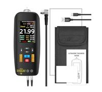 Misuratore di Spessore, Misuratore di spessore ultrasonico Cermet Tester composito ad alta precisione Rilevatore di risoluzione 0,01-300 mm