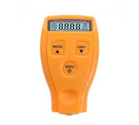 Misuratore di Spessore, Spessimetro for rivestimento auto Tester for pittura LCD Tester for pellicola Strumenti for la misurazione del misuratore di spessore a base di ferro(1)