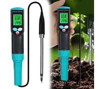 Misuratore di Suolo LCD 2in1 Retroilluminato per Letture Accurate Umidit e Tem