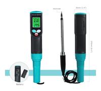 Misuratore di Suolo LCD 2in1 Retroilluminato per Letture Accurate Umidità e Tem