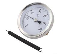 Misuratore di temperatura dell'acqua, termometro bimetallico a tubo con molla di fissaggio con strumenti di prova della temperatura della molla di fissaggio