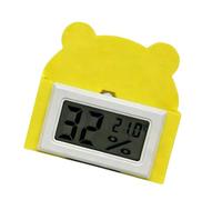 Misuratore di temperatura dell'umidità facile da usare per gabbie per uccelli con letture rapide e termometri digitali leggeri per gabbie per uccelli con tempo reale e