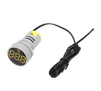 Misuratore di temperatura digitale Indicatore termometro LED Alimentazione CA da 50 V a 380 V Misurazione accurata per uso commerciale industriale Bianco Rosso Giallo Verde Blu (Gialla)