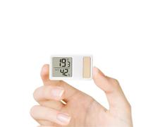 Misuratore di temperatura e umidità a energia solare, rilevamento elettronico digitale portatile for camera da letto(Solar plus)