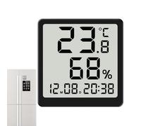 Misuratore di temperatura e umidità digitale | Misuratore di umidità per interni, per casa, camera da letto, soggiorno, serra, garage, bagno, doccia, ufficio