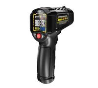 Misuratore di temperatura industriale - Sensore infrarosso ad alta precisione, misurazione della superficie senza contatto, ampia gamma di -50 - 600 °C, display LCD digitale | Strumento di
