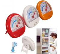 Misuratore di temperatura per montaggio a parete, 6,5 cm, in plastica ABS | Analogico per il design del quadrante, no per batteria necessaria, gamma da -30 a 40 °C, lettura rapida a colpo d'occhio