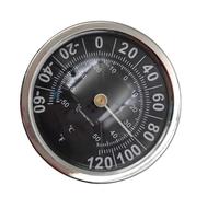 Misuratore di temperatura portatile in metallo Frigorifero Giardino Atmosfere interne esterne Uso aziendale Misuratore di temperatura analogico ad alta precisione