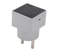 Misuratore di Tensione a Spina, AC50-380V EU Voltmetro Digitale AC LCD con Misurazione in Tempo Reale con Retroilluminazione Rossa, Misuratore di Tensione Digitale con Chip Intelligente Plug And Play