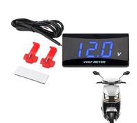 Misuratore Di Tensione Della Batteria, Tester Elettrico Con Display LCD, Monitor Della Batteria Del Motore Indicatore Voltmetro, per Barca Auto Motocicletta ATV Camion RV Berlina Pickup Scooter SUV Cr