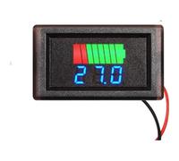 Misuratore di tensione digitale 12-60V LED Dual Display Voltmetro | Il display a LED a doppia fila mostra sia il livello di potenza che la tensione esatta a colpo d'occhio per letture rapide e