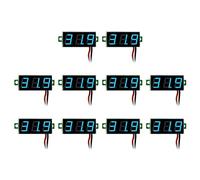 Misuratore di tensione digitale regolabile a 2 fili da 0,28 pollici a 10 pezzi,