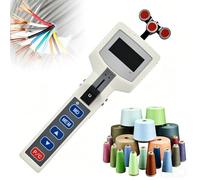 Misuratore di Tensione Digitale, Tensionometro Portatile per Filati e Fili con Comunicazione USB, 3 Modalità, Memoria Dati 41, Intervallo di Tensione da 4 a 200,0 cN, per Filato, Fibra, Fil 20~1000CN