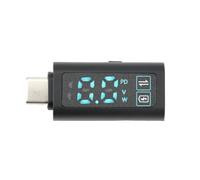 Misuratore di tensione e corrente digitale con display intelligente, potenza di uscita 100 W, per dispositivi DC 5-24 V, chip di rilevamento integrato, opzioni di luce rossa/blu/bianca (luce blu)