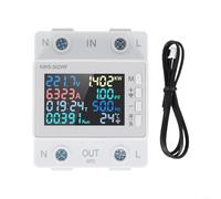 Misuratore di tensione e corrente LCD per monitoraggio del consumo energetico AC170 270V con funzionalità di controllo remoto (KWS-302WF)