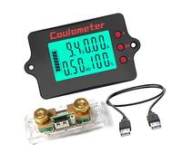 Misuratore di tensione e corrente multifunzione da 100 A con display retroilluminato, multimetro digitale compatto per monitoraggio dell'energia, voltmetro digitale