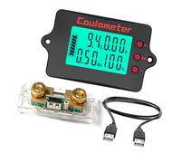 Misuratore di tensione e corrente multifunzione da 100 A con display retroilluminato, multimetro digitale compatto per monitoraggio dell'energia, voltmetro digitale