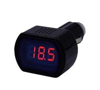 Misuratore di tensione elettrico for accendisigari con display digitale DC 12V-24V for auto, indicatore di voltmetro for batteria di veicoli