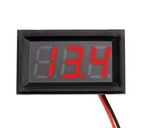 Misuratore di tensione impermeabile DC 4,5-30 V Voltmetro digitale impermeabile for carrello da golf 12 V 24 V Monitor della batteria a LED for auto, barche e moto(Blue)